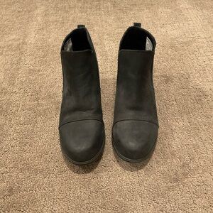 Joan of arc sorel wedge- black Women’s 8